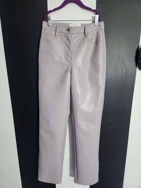 Wilfred Lilac Faux Leather Pants